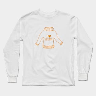 i love autumn Long Sleeve T-Shirt